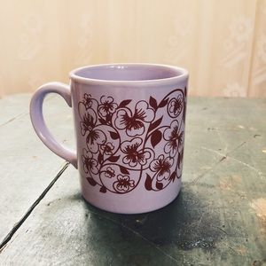 Vintage Purple Pansy Grindley England Retro Mug